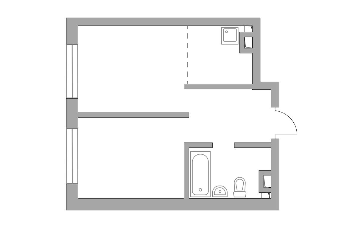 2-BD Apartment Sale, 60.37 sq. m. at Triniti 3, Dmitrovskoye Highway, 75к4, Moscow, Russia #2
