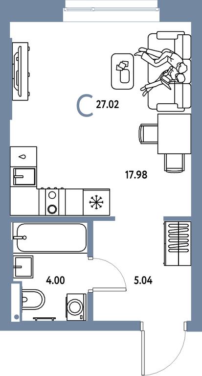 Apartment Sale, 27.02平方米 at Strana.Parkovaya, ulitsa Komarova, Mytischi, Moscow Region, Russia #1 Apartment Sale, 27.02平方米 at Strana.Parkovaya, ulitsa Komarova, Mytischi, Moscow Region, Russia #1