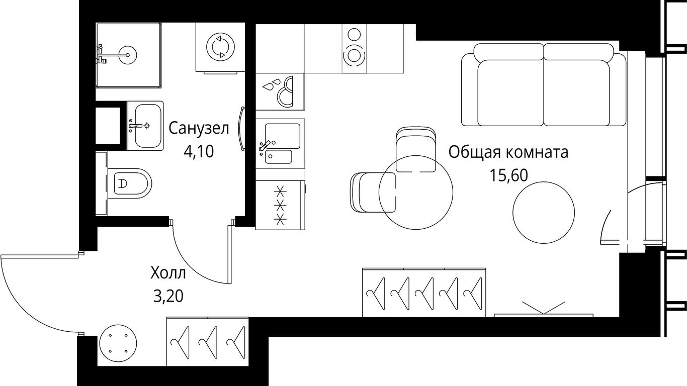 Apartment Sale, 22.9 sq. m. at VEER, Vereyskaya Street, Moscow, Russia #1 Apartment Sale, 22.9 sq. m. at VEER, Vereyskaya Street, Moscow, Russia #1