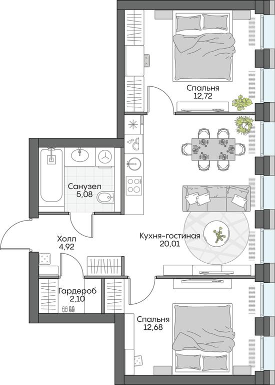 Apartment Sale, 30.28 sq. m. at Dom na naberezhnoy INSIDER (Insayder), Avtozavodskaya Street, Moscow, Russia #1 Apartment Sale, 30.28 sq. m. at Dom na naberezhnoy INSIDER (Insayder), Avtozavodskaya Street, Moscow, Russia #1