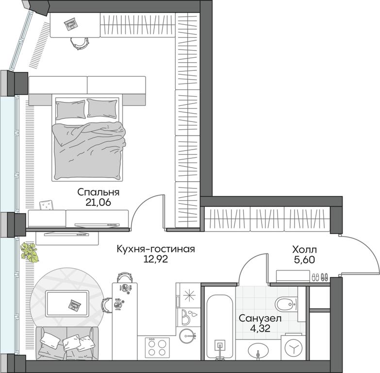Apartment Sale, 30.4 sq. m. at Dom na naberezhnoy INSIDER (Insayder), Avtozavodskaya Street, Moscow, Russia #1 Apartment Sale, 30.4 sq. m. at Dom na naberezhnoy INSIDER (Insayder), Avtozavodskaya Street, Moscow, Russia #1