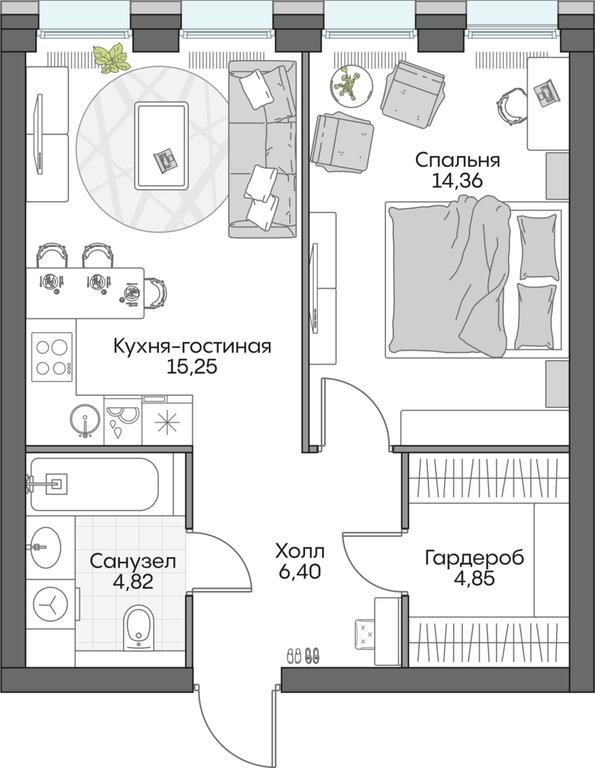 2-BD Apartment Sale, 69.31 sq. m. at Dom na naberezhnoy INSIDER (Insayder), Avtozavodskaya Street, Moscow, Russia #1 2-BD Apartment Sale, 69.31 sq. m. at Dom na naberezhnoy INSIDER (Insayder), Avtozavodskaya Street, Moscow, Russia #1