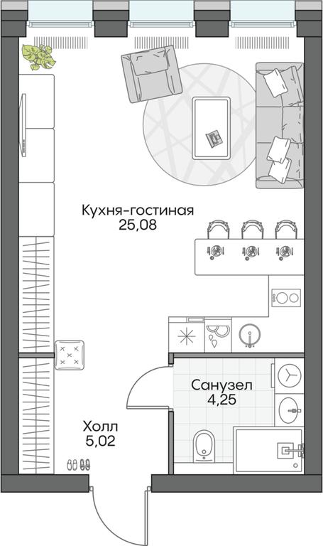 2-BD Apartment Sale, 61.43 sq. m. at Dom na naberezhnoy INSIDER (Insayder), Avtozavodskaya Street, Moscow, Russia #1 2-BD Apartment Sale, 61.43 sq. m. at Dom na naberezhnoy INSIDER (Insayder), Avtozavodskaya Street, Moscow, Russia #1