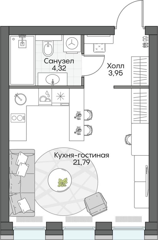 1-BD Apartment Sale, 47.15 sq. m. at Dom na naberezhnoy INSIDER (Insayder), Avtozavodskaya Street, Moscow, Russia #1 1-BD Apartment Sale, 47.15 sq. m. at Dom na naberezhnoy INSIDER (Insayder), Avtozavodskaya Street, Moscow, Russia #1