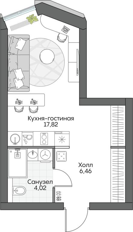 1-BD Apartment Sale, 53.75 sq. m. at Dom na naberezhnoy INSIDER (Insayder), Avtozavodskaya Street, Moscow, Russia #1 1-BD Apartment Sale, 53.75 sq. m. at Dom na naberezhnoy INSIDER (Insayder), Avtozavodskaya Street, Moscow, Russia #1
