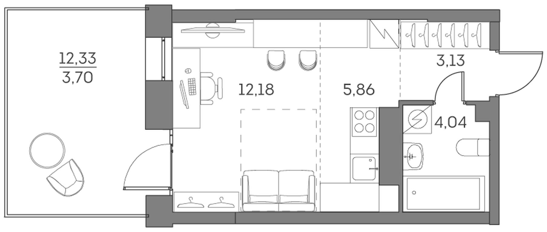 Apartment Sale, 28.91 sq. m. at Akvilon Beside 2 0, Ryazansky Avenue, Moscow, Russia #1 Apartment Sale, 28.91 sq. m. at Akvilon Beside 2 0, Ryazansky Avenue, Moscow, Russia #1