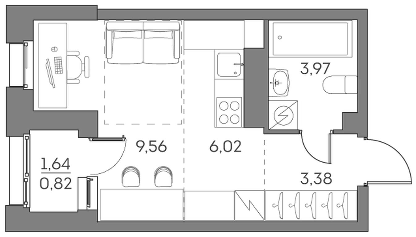 Apartment Sale, 23.75 sq. m. at Akvilon Beside 2 0, Ryazansky Avenue, Moscow, Russia #2 Apartment Sale, 23.75 sq. m. at Akvilon Beside 2 0, Ryazansky Avenue, Moscow, Russia #2