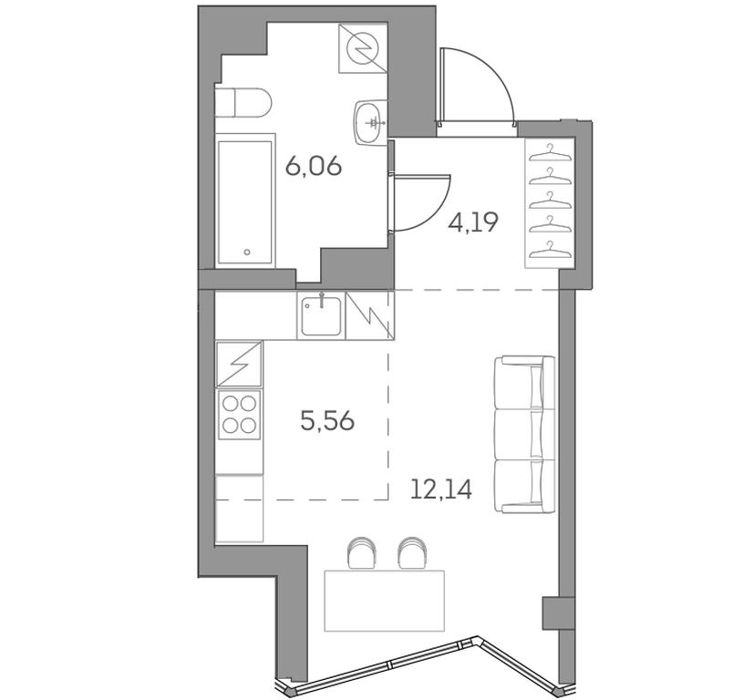Apartment Sale, 27.95平方米 at Akvilon Beside 2 0, Ryazansky Avenue, Moscow, Russia #1 Apartment Sale, 27.95平方米 at Akvilon Beside 2 0, Ryazansky Avenue, Moscow, Russia #1