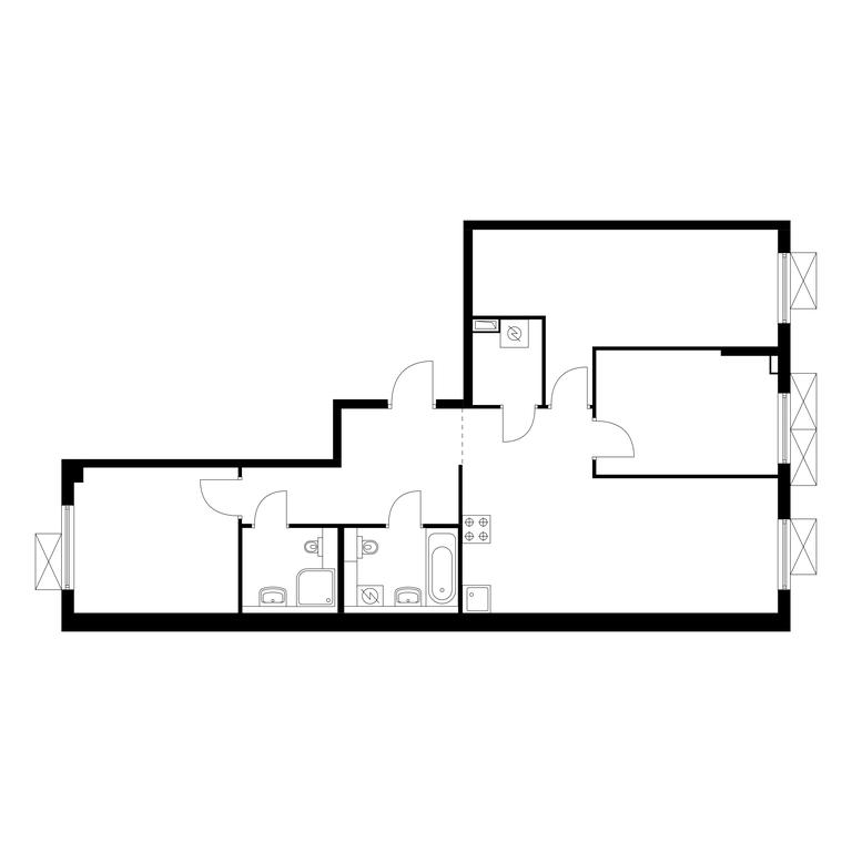 3-BD Apartment Sale, 79 sq. m. at Ilinskie Luga, Zapovednaya Street, 1, posyolok Ilyinskoye-Usovo, Krasnogorsk City District, Moscow Region, Russia #1 3-BD Apartment Sale, 79 sq. m. at Ilinskie Luga, Zapovednaya Street, 1, posyolok Ilyinskoye-Usovo, Krasnogorsk City District, Moscow Region, Russia #1