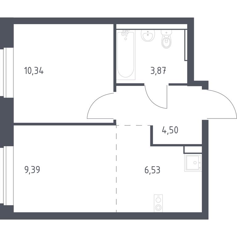 Apartment Sale, 34.63 sq. m. at Egorovo Park, 1-y kvartal, posyolok Zhilino-1, Lubertsy City District, Moscow Region, Russia #1 Apartment Sale, 34.63 sq. m. at Egorovo Park, 1-y kvartal, posyolok Zhilino-1, Lubertsy City District, Moscow Region, Russia #1