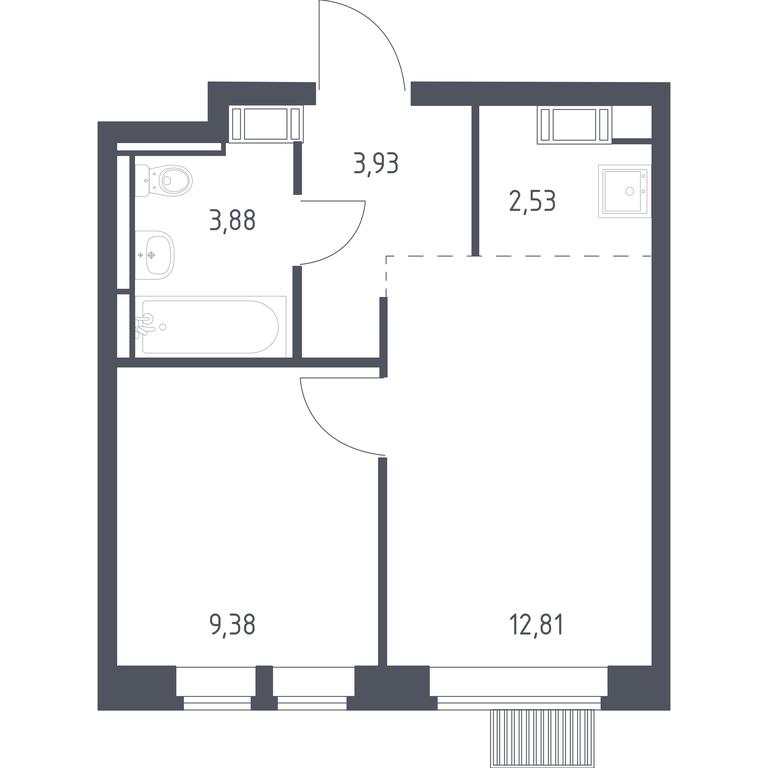 Apartment Sale, 32.53 sq. m. at Bolshoe Putilkovo, Prostornaya ulitsa, 1, Putilkovo Village, Krasnogorsk City District, Moscow Region, Russia #1 Apartment Sale, 32.53 sq. m. at Bolshoe Putilkovo, Prostornaya ulitsa, 1, Putilkovo Village, Krasnogorsk City District, Moscow Region, Russia #1