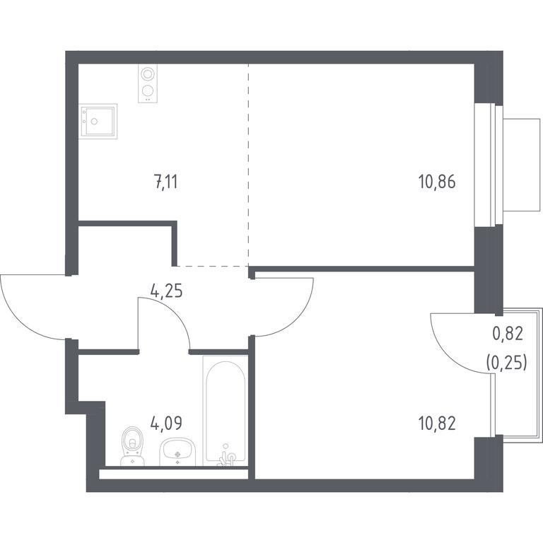 Apartment Sale, 37.38 sq. m. at Novoe Vidnoe, Kalinovka Village, Leninskiy City District, Moscow Region, Russia #1 Apartment Sale, 37.38 sq. m. at Novoe Vidnoe, Kalinovka Village, Leninskiy City District, Moscow Region, Russia #1