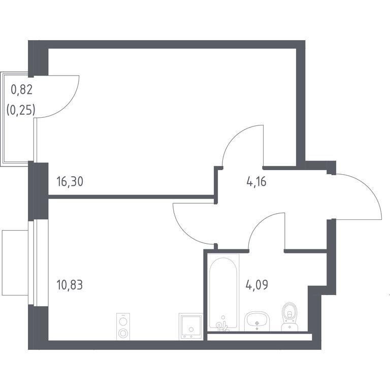 Apartment Sale, 35.63 sq. m. at Novoe Vidnoe, Kalinovka Village, Leninskiy City District, Moscow Region, Russia #1 Apartment Sale, 35.63 sq. m. at Novoe Vidnoe, Kalinovka Village, Leninskiy City District, Moscow Region, Russia #1