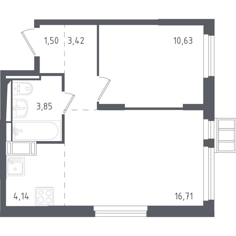 Apartment Sale, 39.7 sq. m. at Gorki Park, Shkolnaya ulitsa, 2, derevnya Korobovo, Leninskiy City District, Moscow Region, Russia #1 Apartment Sale, 39.7 sq. m. at Gorki Park, Shkolnaya ulitsa, 2, derevnya Korobovo, Leninskiy City District, Moscow Region, Russia #1