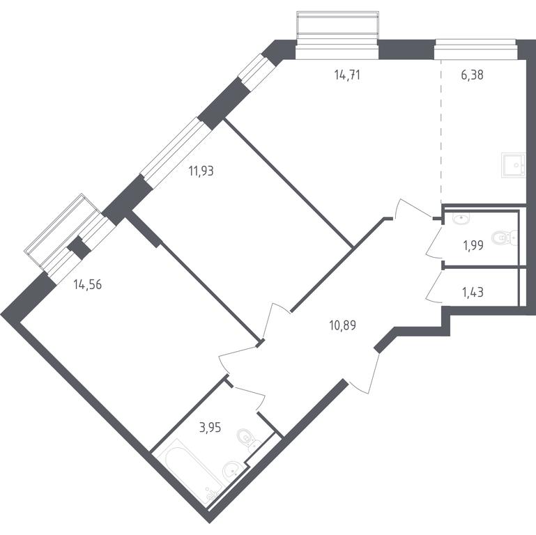 1-BD Apartment Sale, 65.84 sq. m. at Rublevskiy Kvartal, Laykovo Green Quarter, zhiloy kompleks Gorod-sobytiye Laykovo, selo Laykovo, Odintsovskiy City District, Moscow Region, Russia #1 1-BD Apartment Sale, 65.84 sq. m. at Rublevskiy Kvartal, Laykovo Green Quarter, zhiloy kompleks Gorod-sobytiye Laykovo, selo Laykovo, Odintsovskiy City District, Moscow Region, Russia #1