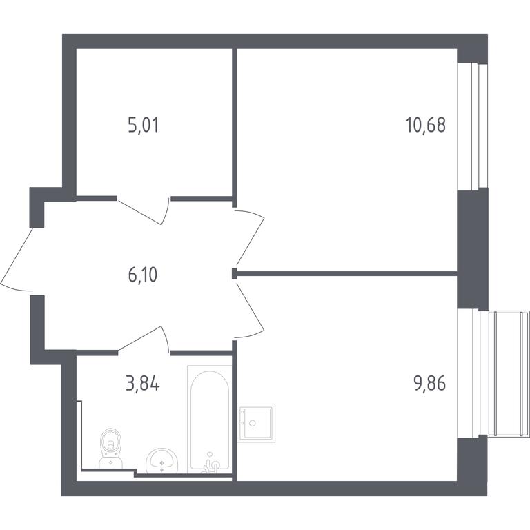 Apartment Sale, 35.49平方米 at Rublevskiy Kvartal, Laykovo Green Quarter, zhiloy kompleks Gorod-sobytiye Laykovo, selo Laykovo, Odintsovskiy City District, Moscow Region, Russia #1 Apartment Sale, 35.49平方米 at Rublevskiy Kvartal, Laykovo Green Quarter, zhiloy kompleks Gorod-sobytiye Laykovo, selo Laykovo, Odintsovskiy City District, Moscow Region, Russia #1