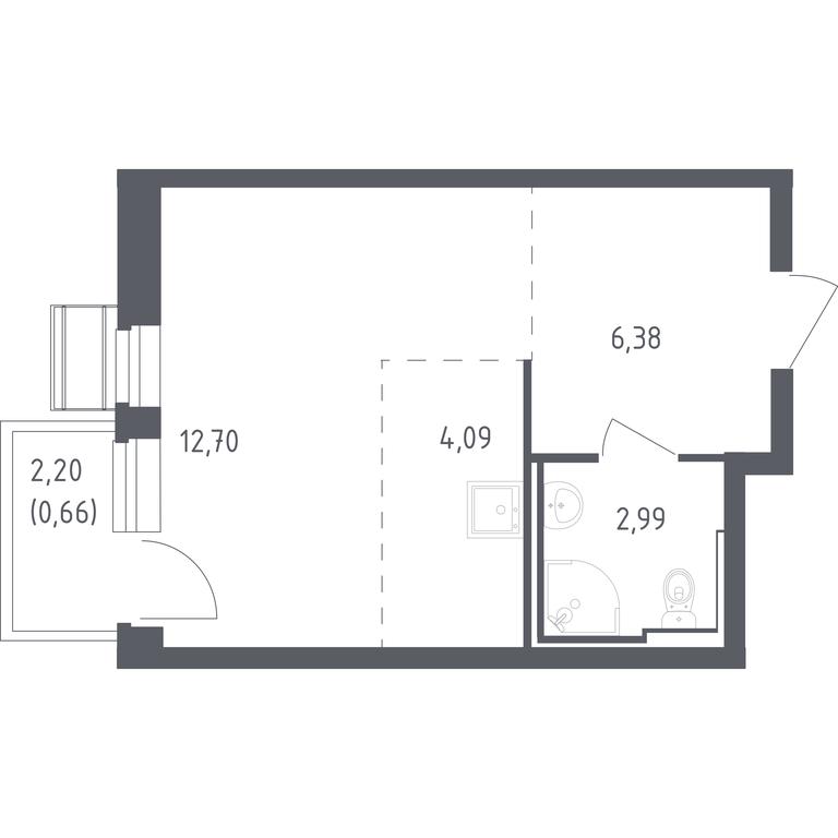 Apartment Sale, 26.82 sq. m. at Rublevskiy Kvartal, Laykovo Green Quarter, zhiloy kompleks Gorod-sobytiye Laykovo, selo Laykovo, Odintsovskiy City District, Moscow Region, Russia #1 Apartment Sale, 26.82 sq. m. at Rublevskiy Kvartal, Laykovo Green Quarter, zhiloy kompleks Gorod-sobytiye Laykovo, selo Laykovo, Odintsovskiy City District, Moscow Region, Russia #1