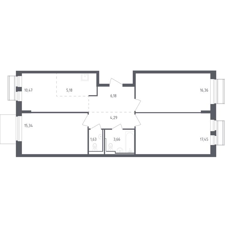 2-BD Apartment Sale, 80.56平方米 at Rublevskiy Kvartal, Laykovo Green Quarter, zhiloy kompleks Gorod-sobytiye Laykovo, selo Laykovo, Odintsovskiy City District, Moscow Region, Russia #1 2-BD Apartment Sale, 80.56平方米 at Rublevskiy Kvartal, Laykovo Green Quarter, zhiloy kompleks Gorod-sobytiye Laykovo, selo Laykovo, Odintsovskiy City District, Moscow Region, Russia #1