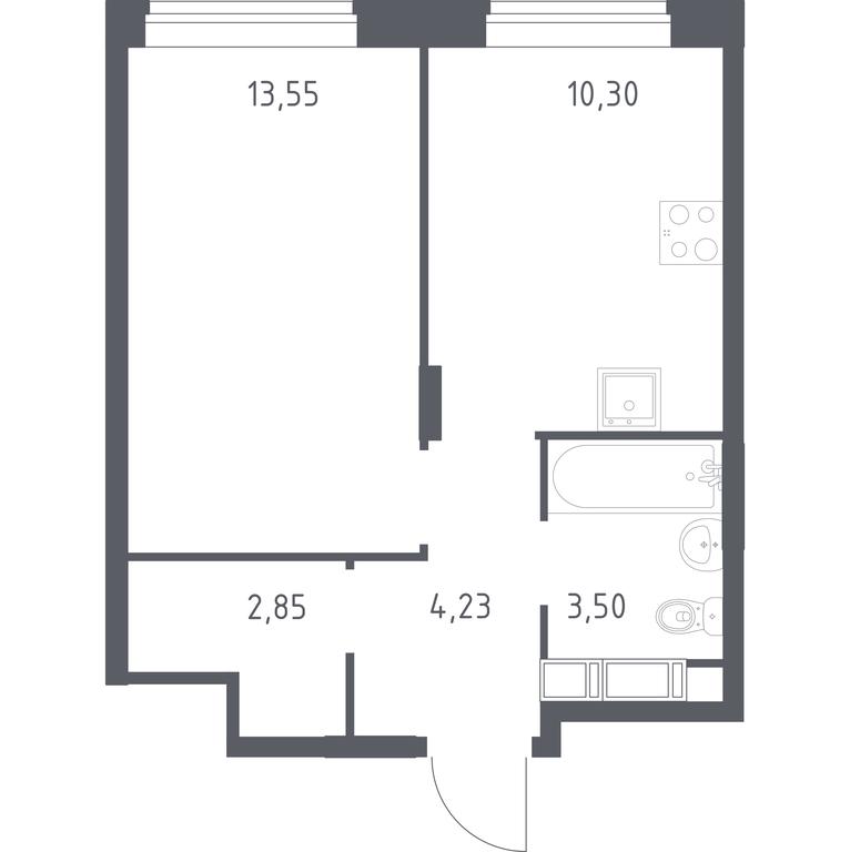 Apartment Sale, 34.7平方米 at Novograd Pavlino, Kosinskoye shosse, 2, Novoye Pavlino Microdistrict, Balashikha, Moscow Region, Russia #1 Apartment Sale, 34.7平方米 at Novograd Pavlino, Kosinskoye shosse, 2, Novoye Pavlino Microdistrict, Balashikha, Moscow Region, Russia #1