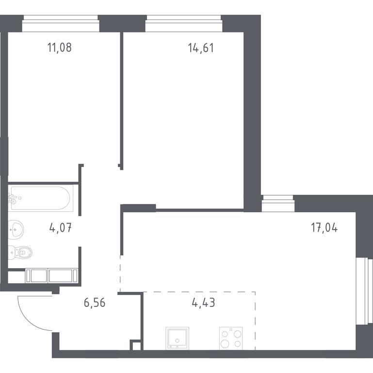 1-BD Apartment Sale, 58.4 sq. m. at Novograd Pavlino, Kosinskoye shosse, 2, Novoye Pavlino Microdistrict, Balashikha, Moscow Region, Russia #1 1-BD Apartment Sale, 58.4 sq. m. at Novograd Pavlino, Kosinskoye shosse, 2, Novoye Pavlino Microdistrict, Balashikha, Moscow Region, Russia #1