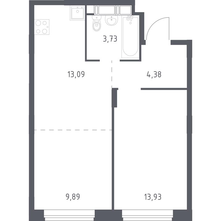 Apartment Sale, 45.4 sq. m. at Novograd Pavlino, Kosinskoye shosse, 2, Novoye Pavlino Microdistrict, Balashikha, Moscow Region, Russia #1 Apartment Sale, 45.4 sq. m. at Novograd Pavlino, Kosinskoye shosse, 2, Novoye Pavlino Microdistrict, Balashikha, Moscow Region, Russia #1
