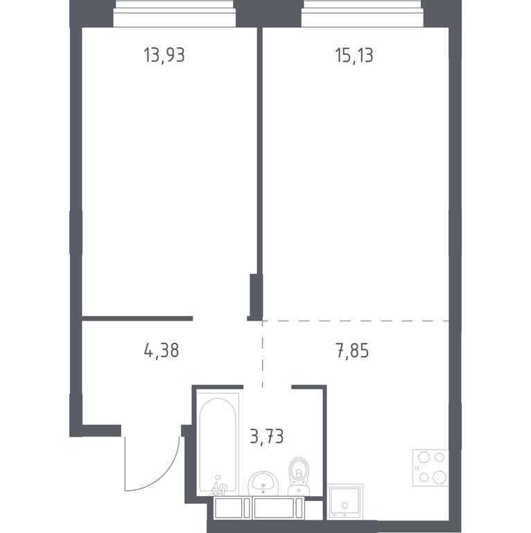 Apartment Sale, 45.2 sq. m. at Novograd Pavlino, Kosinskoye shosse, 2, Novoye Pavlino Microdistrict, Balashikha, Moscow Region, Russia #1 Apartment Sale, 45.2 sq. m. at Novograd Pavlino, Kosinskoye shosse, 2, Novoye Pavlino Microdistrict, Balashikha, Moscow Region, Russia #1