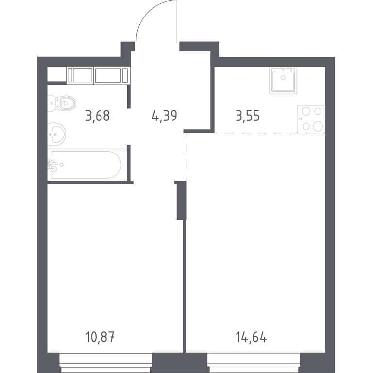 Apartment Sale, 36.9 sq. m. at Novograd Pavlino, Kosinskoye shosse, 2, Novoye Pavlino Microdistrict, Balashikha, Moscow Region, Russia #1 Apartment Sale, 36.9 sq. m. at Novograd Pavlino, Kosinskoye shosse, 2, Novoye Pavlino Microdistrict, Balashikha, Moscow Region, Russia #1