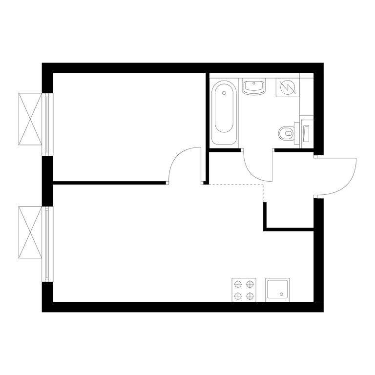 Продажа 1-комн. квартиры, 32,2 м² в ЖК «Восточное Бутово», Крымская улица, 13, рабочий посёлок Боброво, Ленинский городской округ, Московская область, Россия #1 Продажа 1-комн. квартиры, 32,2 м² в ЖК «Восточное Бутово», Крымская улица, 13, рабочий посёлок Боброво, Ленинский городской округ, Московская область, Россия #1