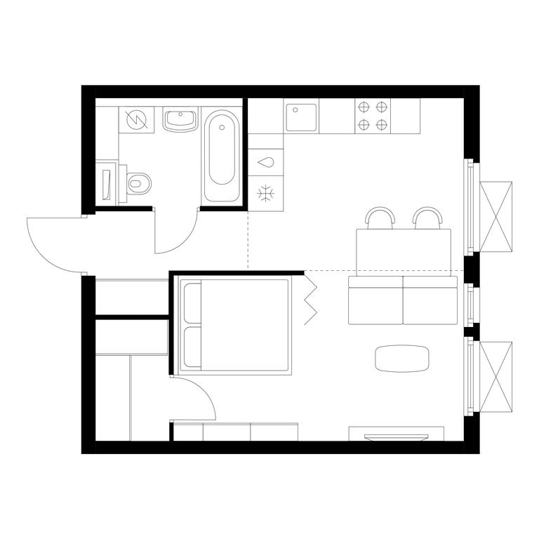 Продажа 1-комн. квартиры, 34,2 м² в ЖК «Ярославский квартал», Ярославский проезд, 116, Королёв, Московская область, Россия #1 Продажа 1-комн. квартиры, 34,2 м² в ЖК «Ярославский квартал», Ярославский проезд, 116, Королёв, Московская область, Россия #1