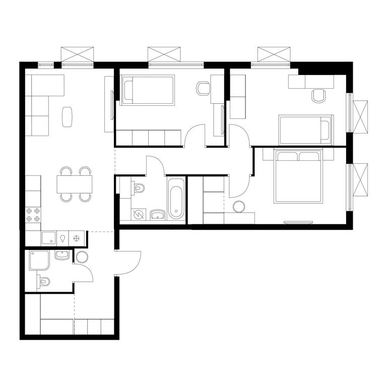 3-BD Apartment Sale, 81.5平方米 at Yauza Park, ulitsa Kolontsova, 4, Mytischi, Moscow Region, Russia #1 3-BD Apartment Sale, 81.5平方米 at Yauza Park, ulitsa Kolontsova, 4, Mytischi, Moscow Region, Russia #1