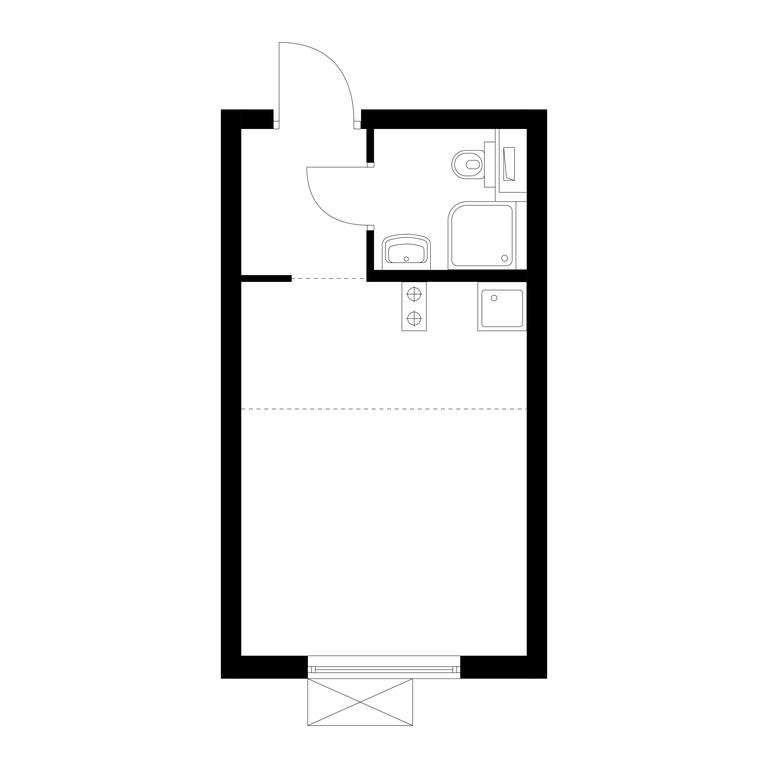 Apartment Sale, 19.9 sq. m. at Vostochnoe Butovo, Krymskaya Street, 13, rabochiy posyolok Bobrovo, Leninskiy City District, Moscow Region, Russia #1 Apartment Sale, 19.9 sq. m. at Vostochnoe Butovo, Krymskaya Street, 13, rabochiy posyolok Bobrovo, Leninskiy City District, Moscow Region, Russia #1