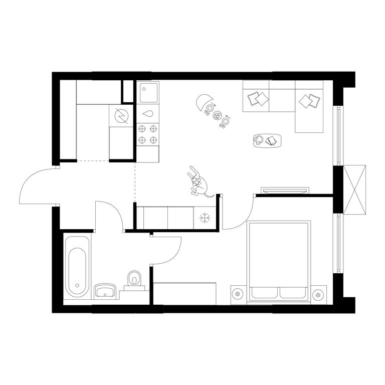 1-BD Apartment Sale, 36.5 sq. m. at Zelionyi Park, 687-y proyezd, 15с2, Zelenograd, Moscow, Russia #1 1-BD Apartment Sale, 36.5 sq. m. at Zelionyi Park, 687-y proyezd, 15с2, Zelenograd, Moscow, Russia #1
