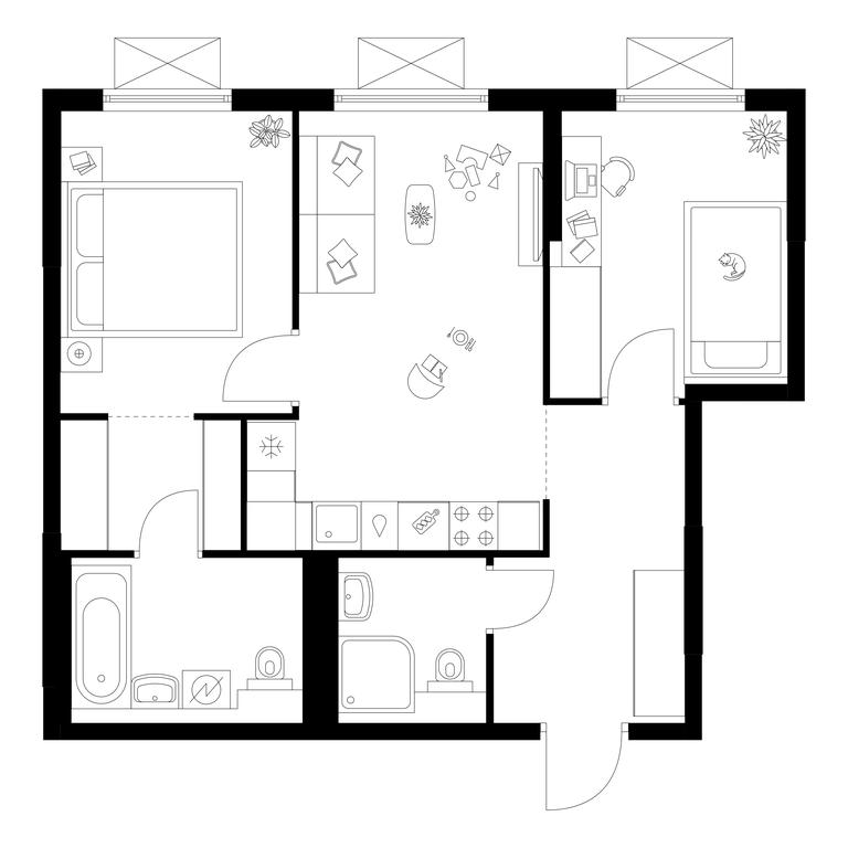Продажа 2-комн. квартиры, 51,7 м² в ЖК «Зелёный парк», 687-й проезд, 15с2, Зеленоград, Москва, Россия #1 Продажа 2-комн. квартиры, 51,7 м² в ЖК «Зелёный парк», 687-й проезд, 15с2, Зеленоград, Москва, Россия #1