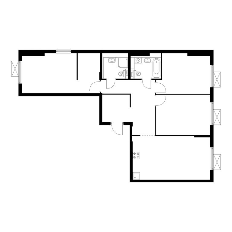 Продажа 3-комн. квартиры, 90,3 м² в ЖК «Восточное Бутово», Крымская улица, 13, рабочий посёлок Боброво, Ленинский городской округ, Московская область, Россия #1 Продажа 3-комн. квартиры, 90,3 м² в ЖК «Восточное Бутово», Крымская улица, 13, рабочий посёлок Боброво, Ленинский городской округ, Московская область, Россия #1