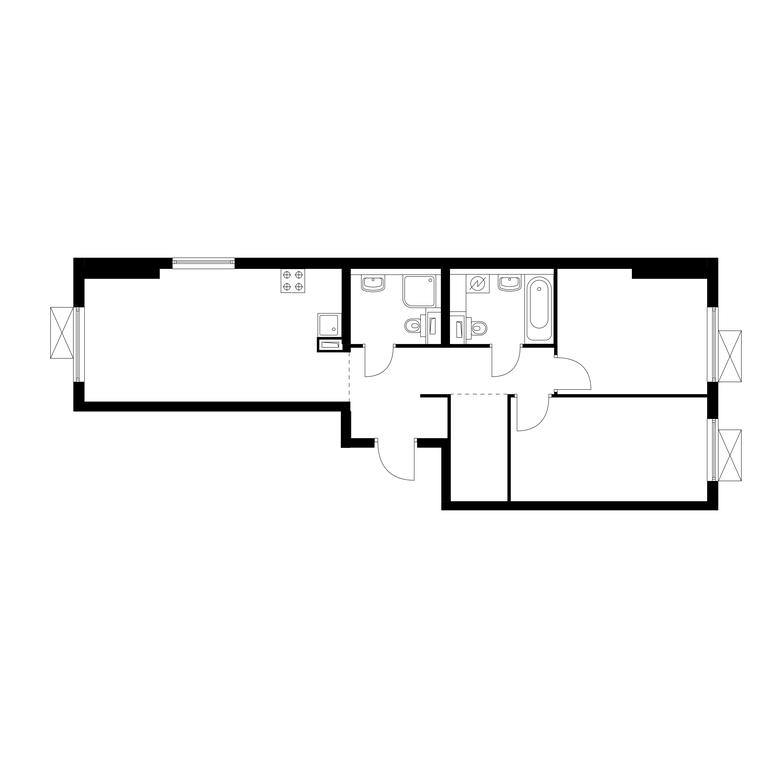 2-BD Apartment Sale, 60.1 sq. m. at Vostochnoe Butovo, Krymskaya Street, 13, rabochiy posyolok Bobrovo, Leninskiy City District, Moscow Region, Russia #1 2-BD Apartment Sale, 60.1 sq. m. at Vostochnoe Butovo, Krymskaya Street, 13, rabochiy posyolok Bobrovo, Leninskiy City District, Moscow Region, Russia #1