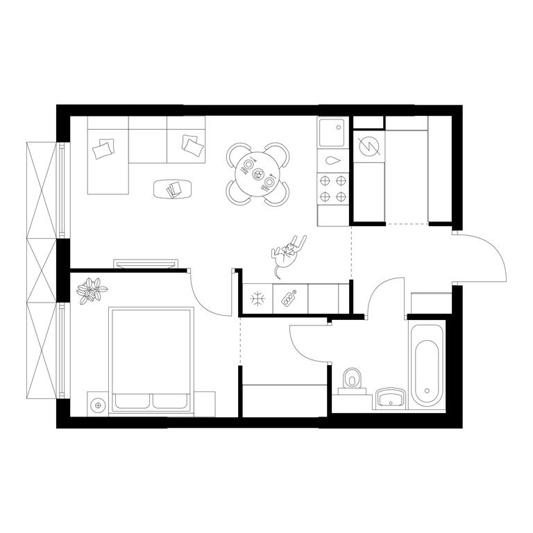 1-BD Apartment Sale, 37.8 sq. m. at Plehanova 11, Plekhanova Street, 13с6, Moscow, Russia #1 1-BD Apartment Sale, 37.8 sq. m. at Plehanova 11, Plekhanova Street, 13с6, Moscow, Russia #1