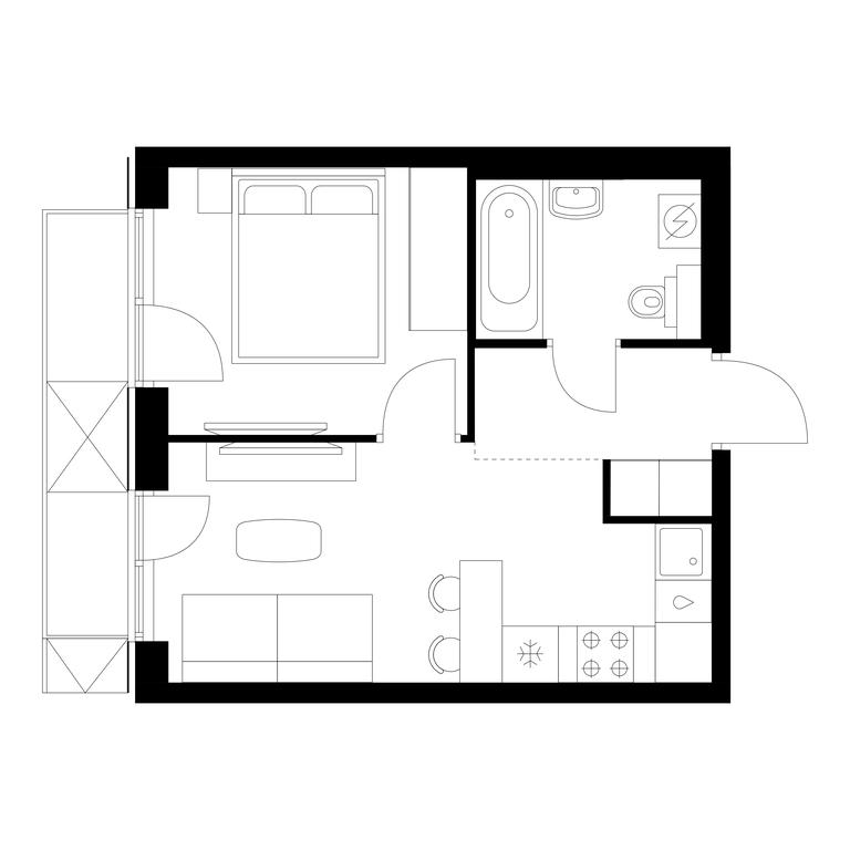 1-BD Apartment Sale, 30.8 sq. m. at Nikolskie Luga, Varshavskoye Highway, вл266с1, Moscow, Russia #1 1-BD Apartment Sale, 30.8 sq. m. at Nikolskie Luga, Varshavskoye Highway, вл266с1, Moscow, Russia #1