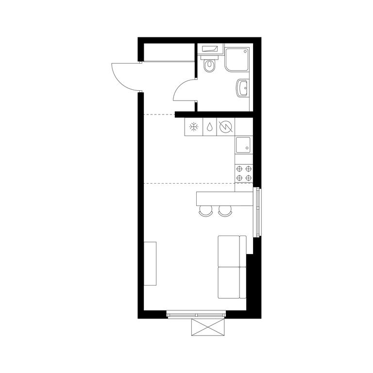 Apartment Sale, 28.3 sq. m. at Yunino, Mostotresta Street, 10, Scherbinka, Moscow, Russia #1 Apartment Sale, 28.3 sq. m. at Yunino, Mostotresta Street, 10, Scherbinka, Moscow, Russia #1