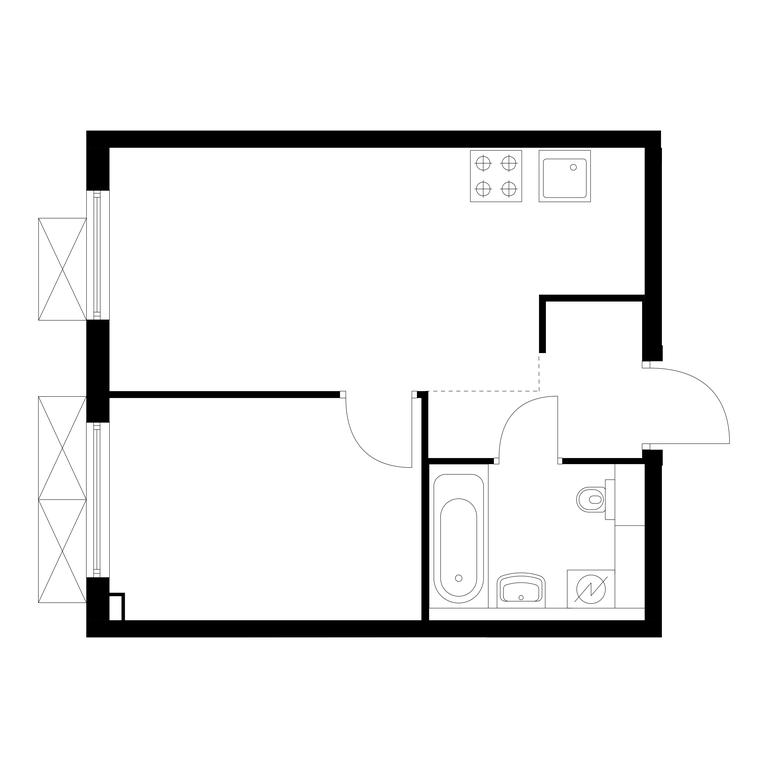 1-BD Apartment Sale, 32.4 sq. m. at Ilinskie Luga, Zapovednaya Street, 1, posyolok Ilyinskoye-Usovo, Krasnogorsk City District, Moscow Region, Russia #1 1-BD Apartment Sale, 32.4 sq. m. at Ilinskie Luga, Zapovednaya Street, 1, posyolok Ilyinskoye-Usovo, Krasnogorsk City District, Moscow Region, Russia #1