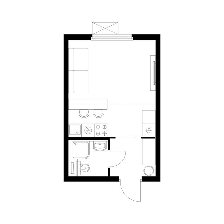 Apartment Sale, 23.6 sq. m. at Yaroslavskiy, 16th Microdistrict, Mytischi, Moscow Region, Russia #1 Apartment Sale, 23.6 sq. m. at Yaroslavskiy, 16th Microdistrict, Mytischi, Moscow Region, Russia #1