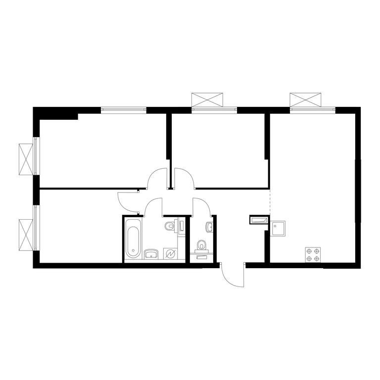 3-BD Apartment Sale, 67.5 sq. m. at Kuzminskiy Les, mikrorayon Belaya Dacha, 25, Kotelniki, Moscow Region, Russia #1 3-BD Apartment Sale, 67.5 sq. m. at Kuzminskiy Les, mikrorayon Belaya Dacha, 25, Kotelniki, Moscow Region, Russia #1