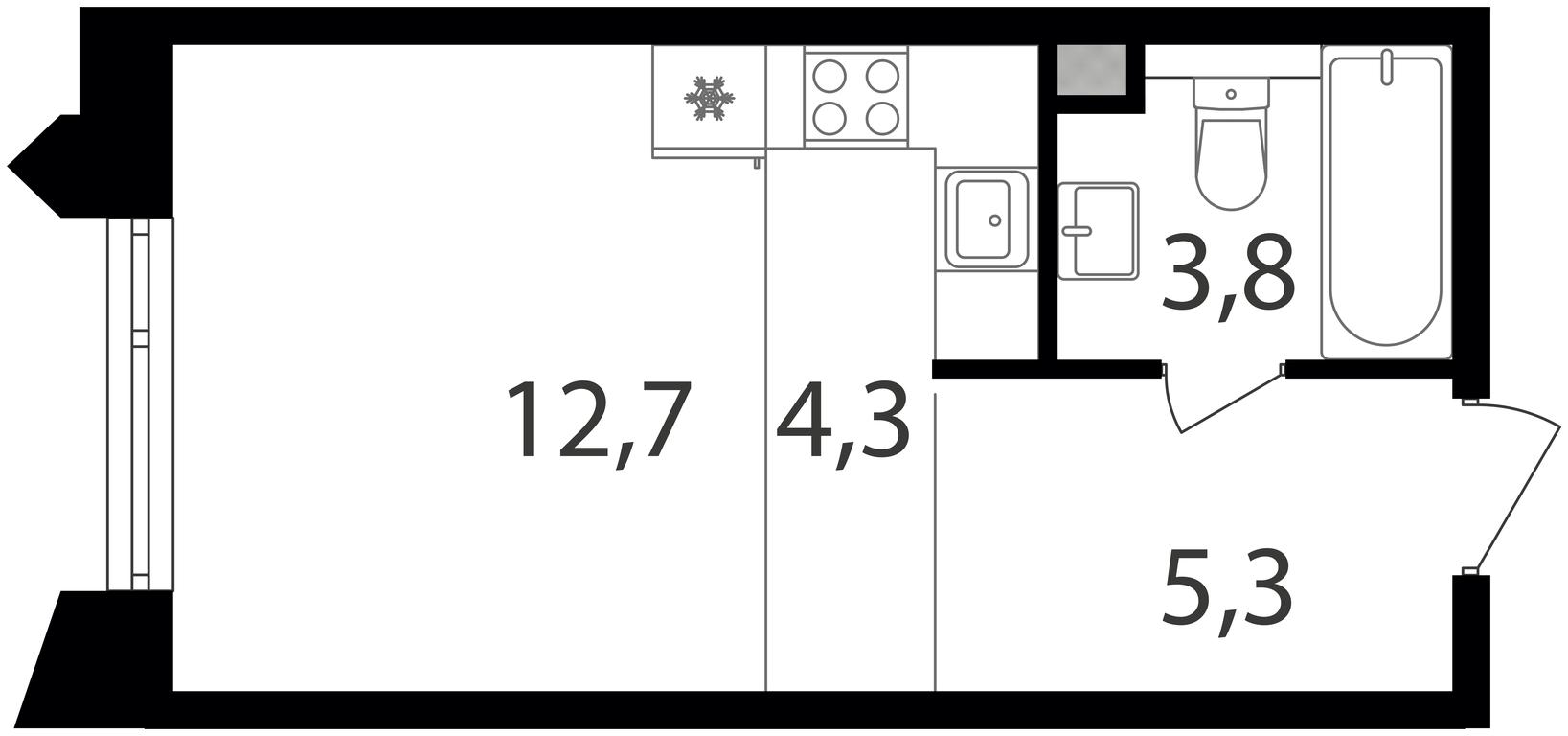 Apartment Sale, 26.1 sq. m. at Petrovskiy Park II, Stary Petrovsko-Razumovsky Drive, 1/23, Moscow, Russia #1 Apartment Sale, 26.1 sq. m. at Petrovskiy Park II, Stary Petrovsko-Razumovsky Drive, 1/23, Moscow, Russia #1