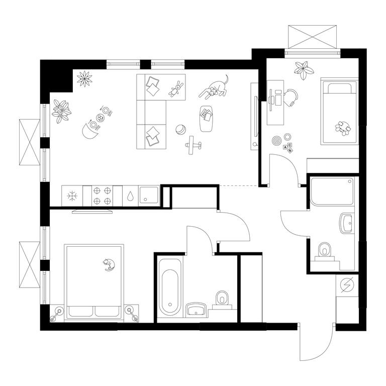 2-BD Apartment Sale, 53.8 sq. m. at Zelionyi Park, 687-y proyezd, 15с2, Zelenograd, Moscow, Russia #1 2-BD Apartment Sale, 53.8 sq. m. at Zelionyi Park, 687-y proyezd, 15с2, Zelenograd, Moscow, Russia #1