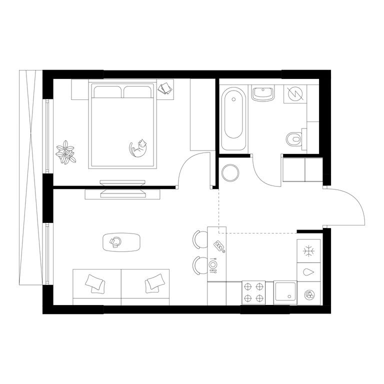1-BD Apartment Sale, 33.8 sq. m. at Zelionyi Park, 687-y proyezd, 15с2, Zelenograd, Moscow, Russia #1 1-BD Apartment Sale, 33.8 sq. m. at Zelionyi Park, 687-y proyezd, 15с2, Zelenograd, Moscow, Russia #1