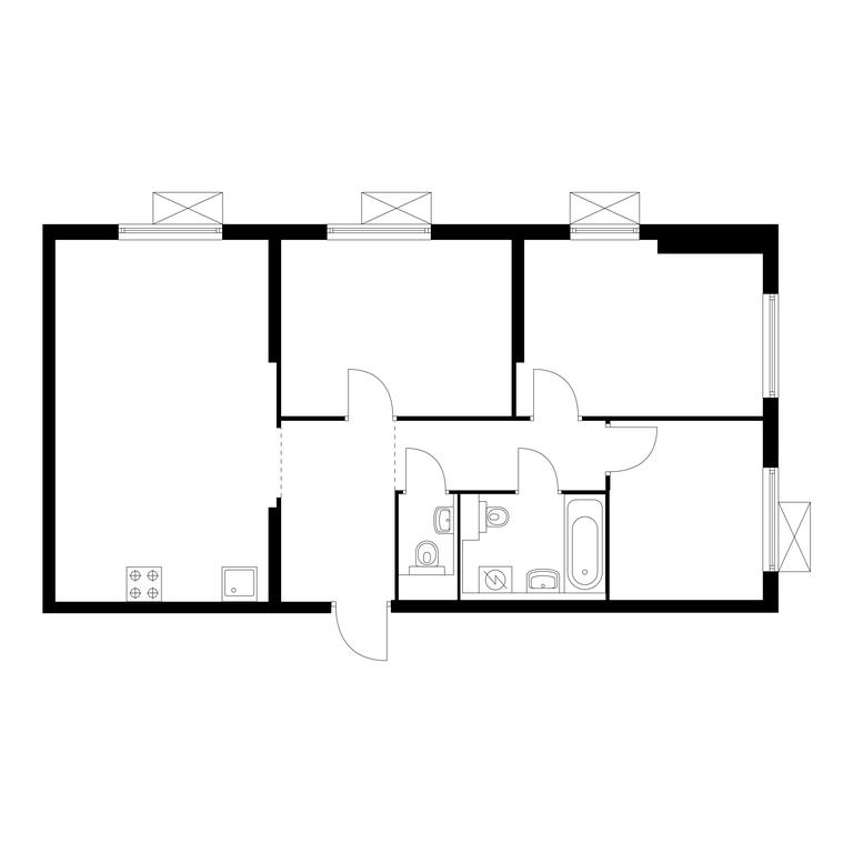 3-BD Apartment Sale, 71.5 sq. m. at Liublinskiy Park, Lyublinskaya Street, 78к2, Moscow, Russia #1 3-BD Apartment Sale, 71.5 sq. m. at Liublinskiy Park, Lyublinskaya Street, 78к2, Moscow, Russia #1