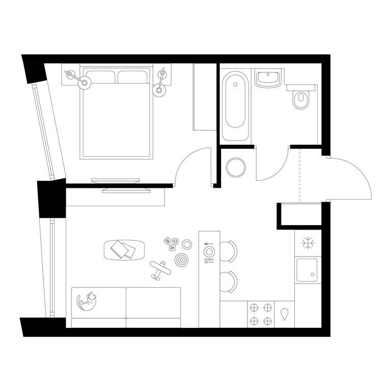 Продажа 1-комн. квартиры, 32,7 м² в ЖК «Бусиновский парк», Ижорская улица, 6с5, Москва, Россия #1