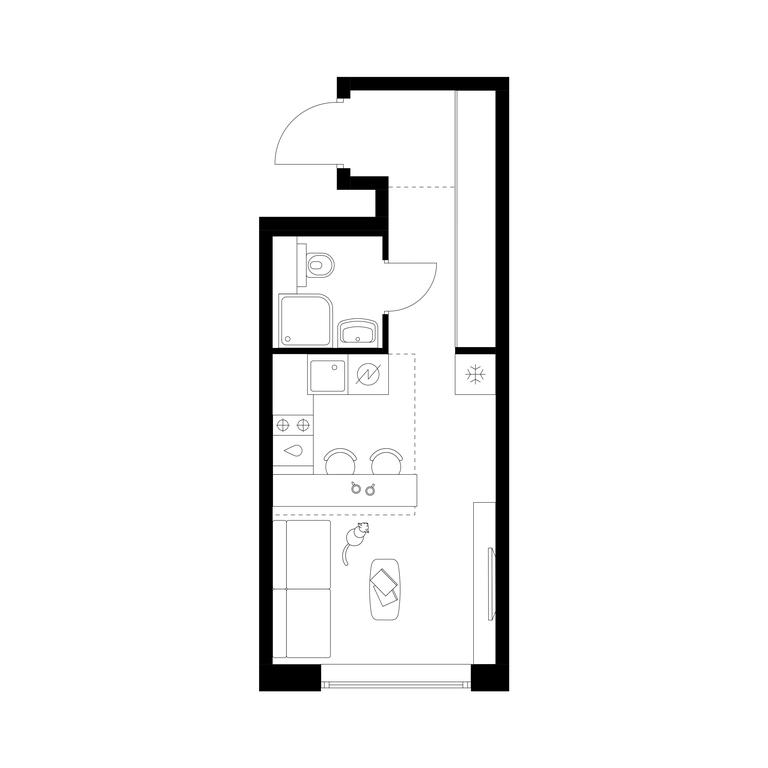 Apartment Sale, 24.3 sq. m. at Businovskiy Park, Izhorskaya Street, 6с5, Moscow, Russia #1 Apartment Sale, 24.3 sq. m. at Businovskiy Park, Izhorskaya Street, 6с5, Moscow, Russia #1