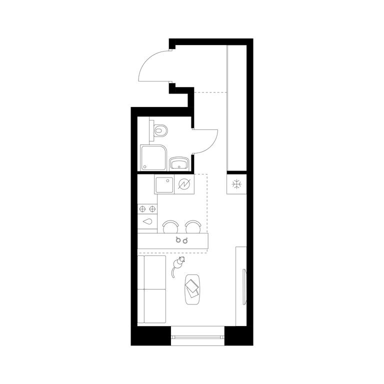 Продажа квартиры, 24,3 м² в ЖК «Бусиновский парк», Ижорская улица, 6с5, Москва, Россия #1 Продажа квартиры, 24,3 м² в ЖК «Бусиновский парк», Ижорская улица, 6с5, Москва, Россия #1