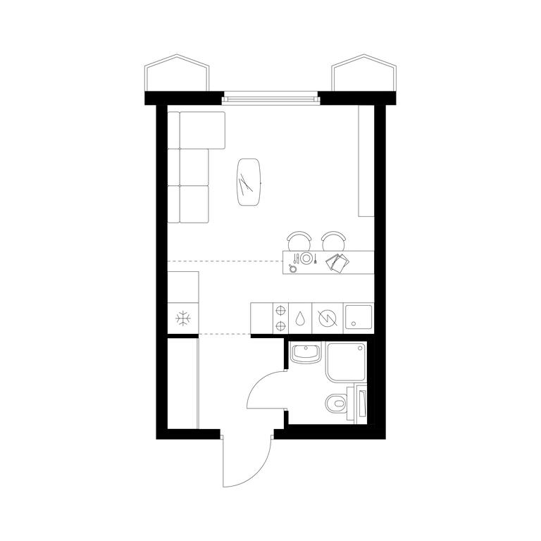 Apartment Sale, 23.6 sq. m. at Businovskiy Park, Izhorskaya Street, 6с5, Moscow, Russia #2 Apartment Sale, 23.6 sq. m. at Businovskiy Park, Izhorskaya Street, 6с5, Moscow, Russia #2