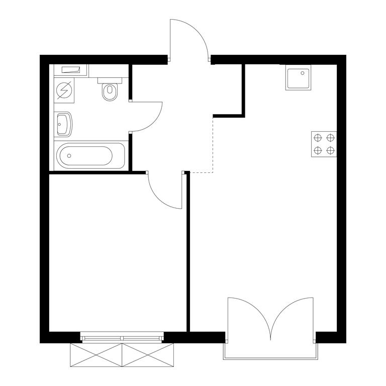 1-BD Apartment Sale, 40.8 sq. m. at Holland Park, Volokolamskoye Highway, 71/13к1, Moscow, Russia #1 1-BD Apartment Sale, 40.8 sq. m. at Holland Park, Volokolamskoye Highway, 71/13к1, Moscow, Russia #1